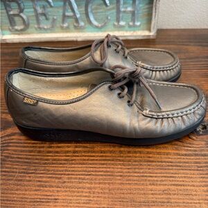 SAS Brown Leather Sneakers